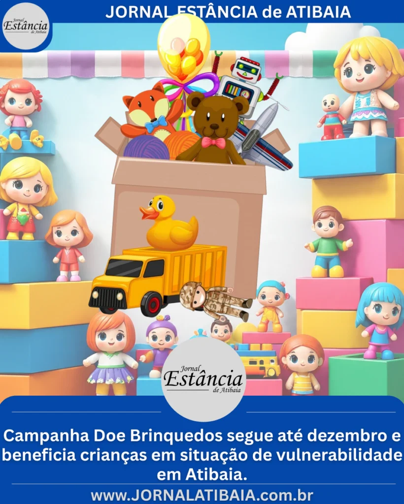 Campanha Doe Brinquedos em Atibaia
