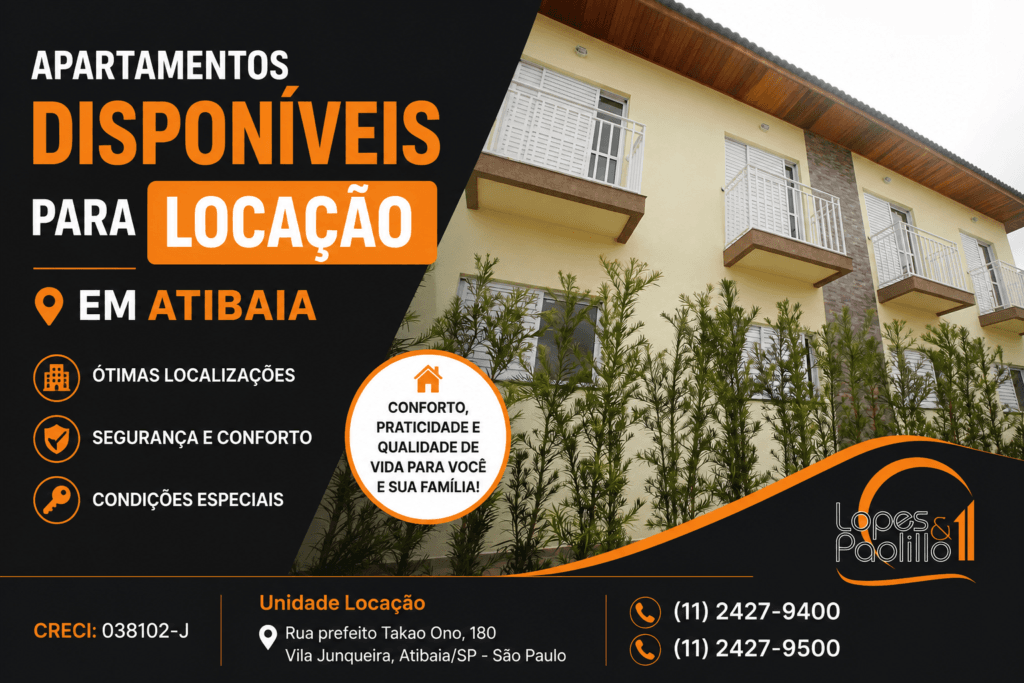 Apartamento para Locação em Atibaia