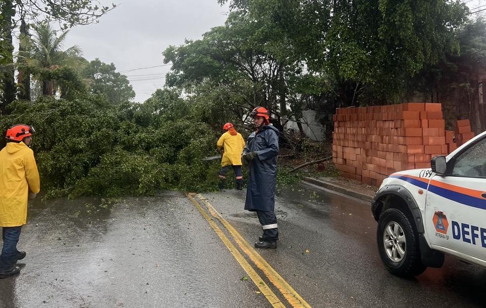 Após a tempestade em Atibaia