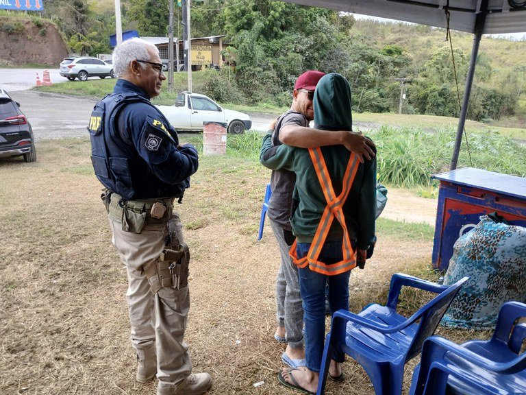 reencontro entre pai e filho