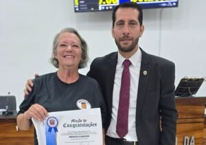 Presidente do Projeto Curumim Yara Mendonça, Presidente da Câmara Julio Mendes