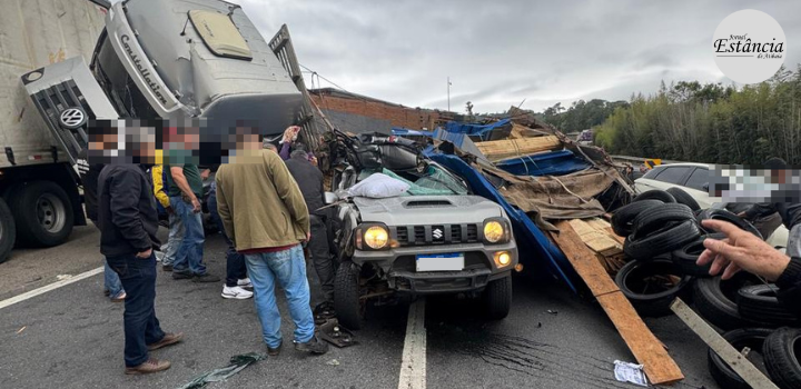 Acidente na rodovia Fernão Dias