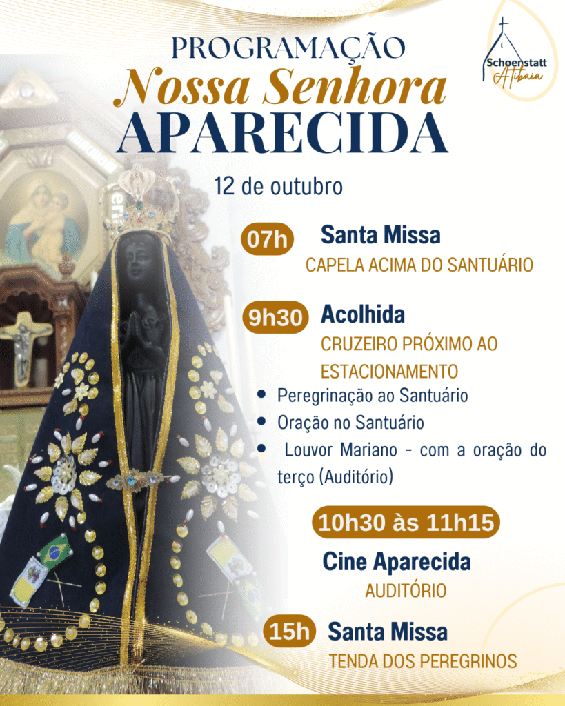 Santuário de Atibaia celebra Nossa Senhora Aparecida 