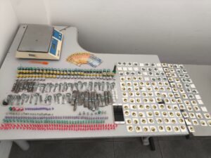 Polícia Militar por tráfico de drogas em Bom Jesus dos Perdões