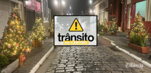 Mudanças temporárias no trânsito durante as festividades de Natal.