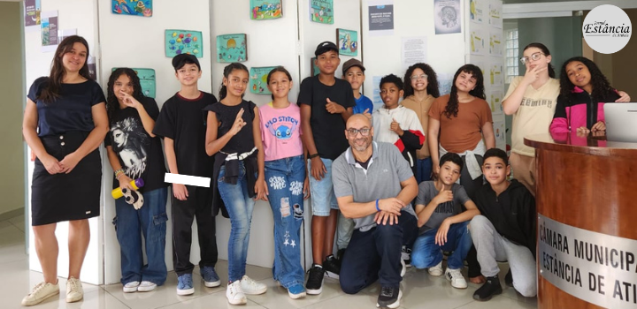 Alunos da Escola Estadual Júlio Rafaeli, em Atibaia