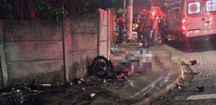 Acidente entre motos deixa uma vítima fatal no Jardim Paulista, em Atibaia