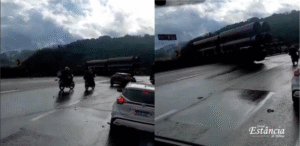 Acidente na rodovia Fernão Dias