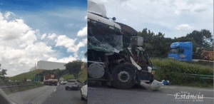 acidente na rodovia Fernão Dias