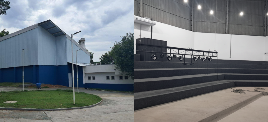 Auditório da Biblioteca do Alvinópolis - Praça da Amada atibaia