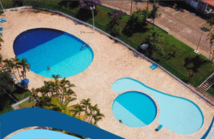 Piscinas do Balneário em Atibaia