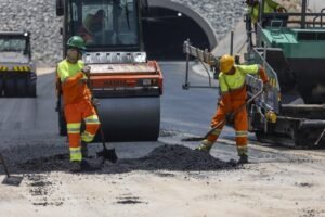 Asfalto do Rodoanel Norte