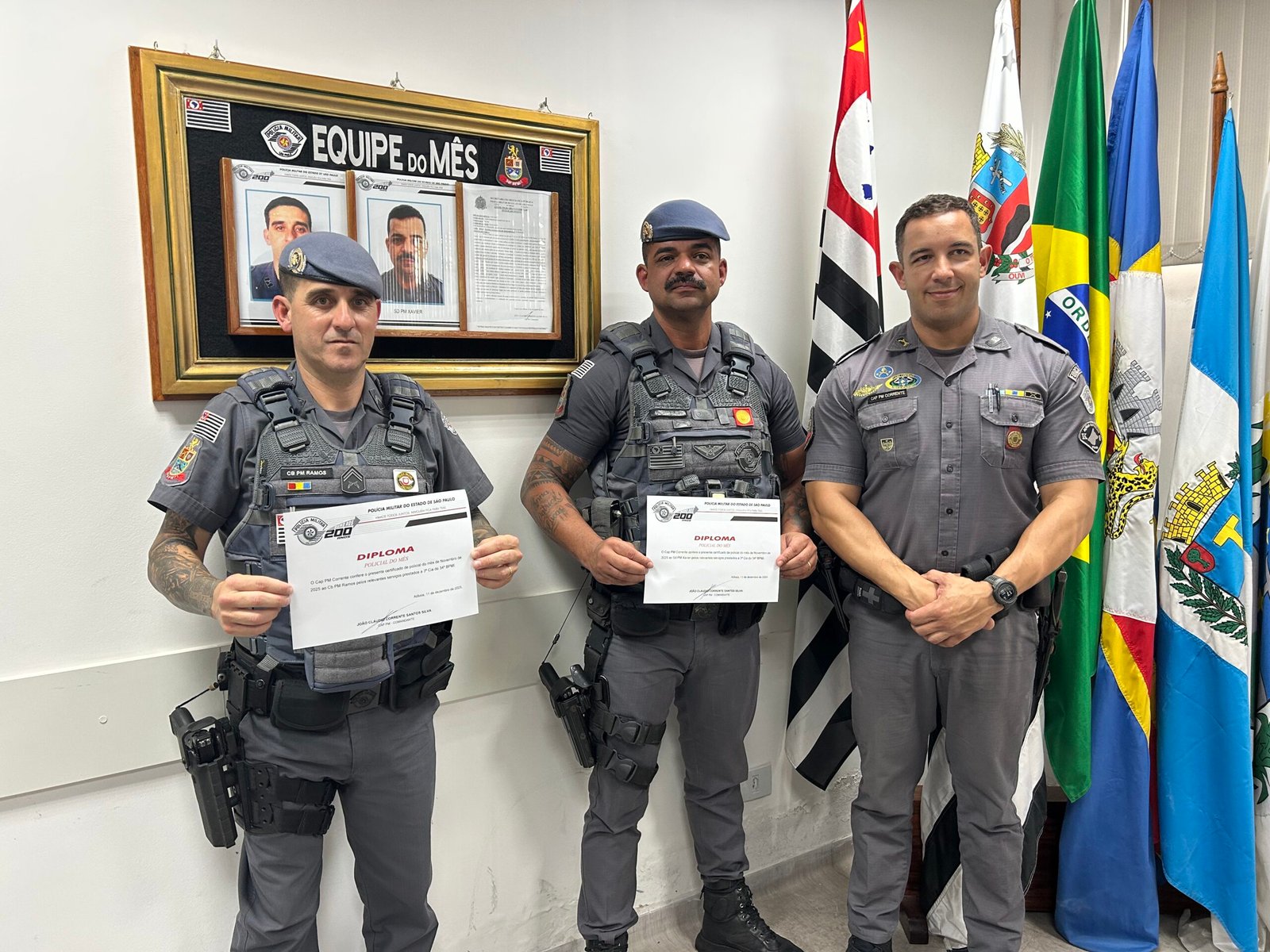 Policial do Mês em Atibaia