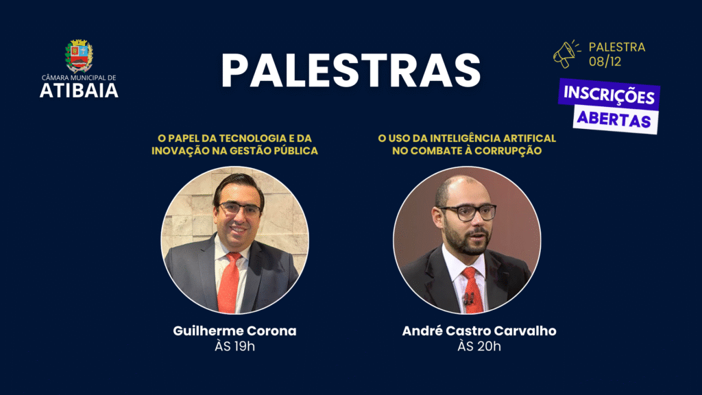Câmara de Atibaia promove palestras