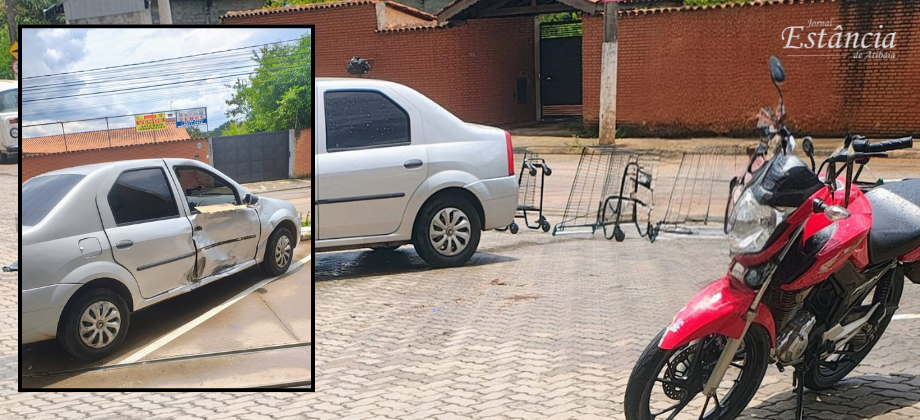 Acidente na Av. Pref. Antônio Júlio Toledo Garcia Lopes