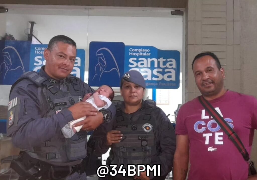 Bebê recém-nascido engasgado é salvo em Vargem