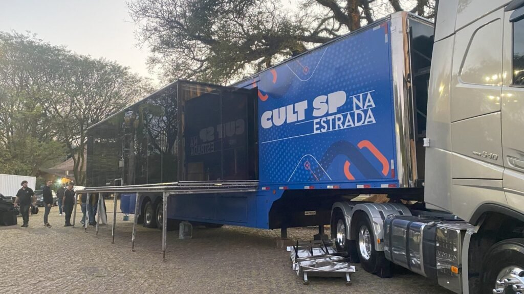 carreta do Museu Catavento em Atibaia