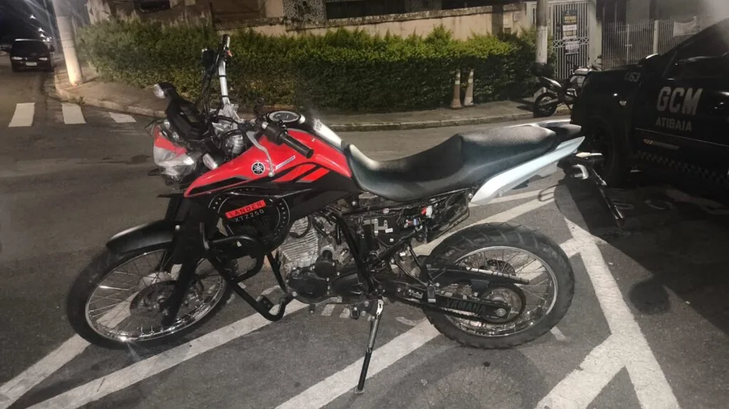 roubo de motocicleta em Atibaia