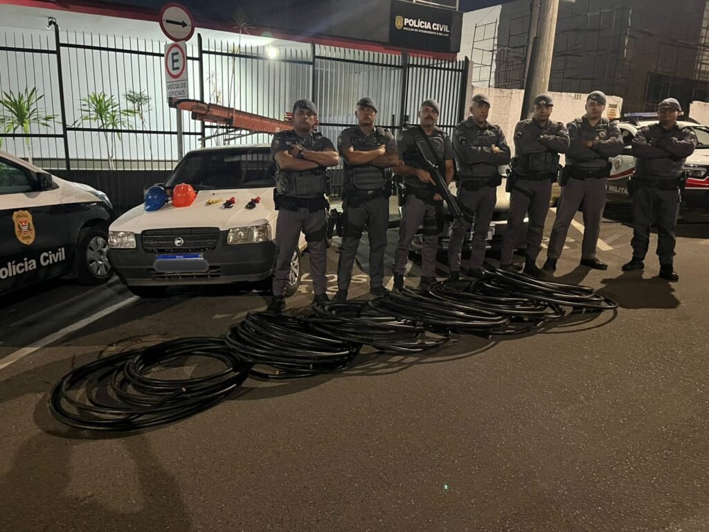 furto de fios de cobre em Atibaia