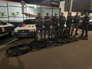 furto de fios de cobre em Atibaia