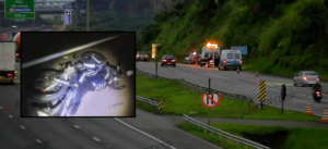 Acidente na Rodovia Dom Pedro