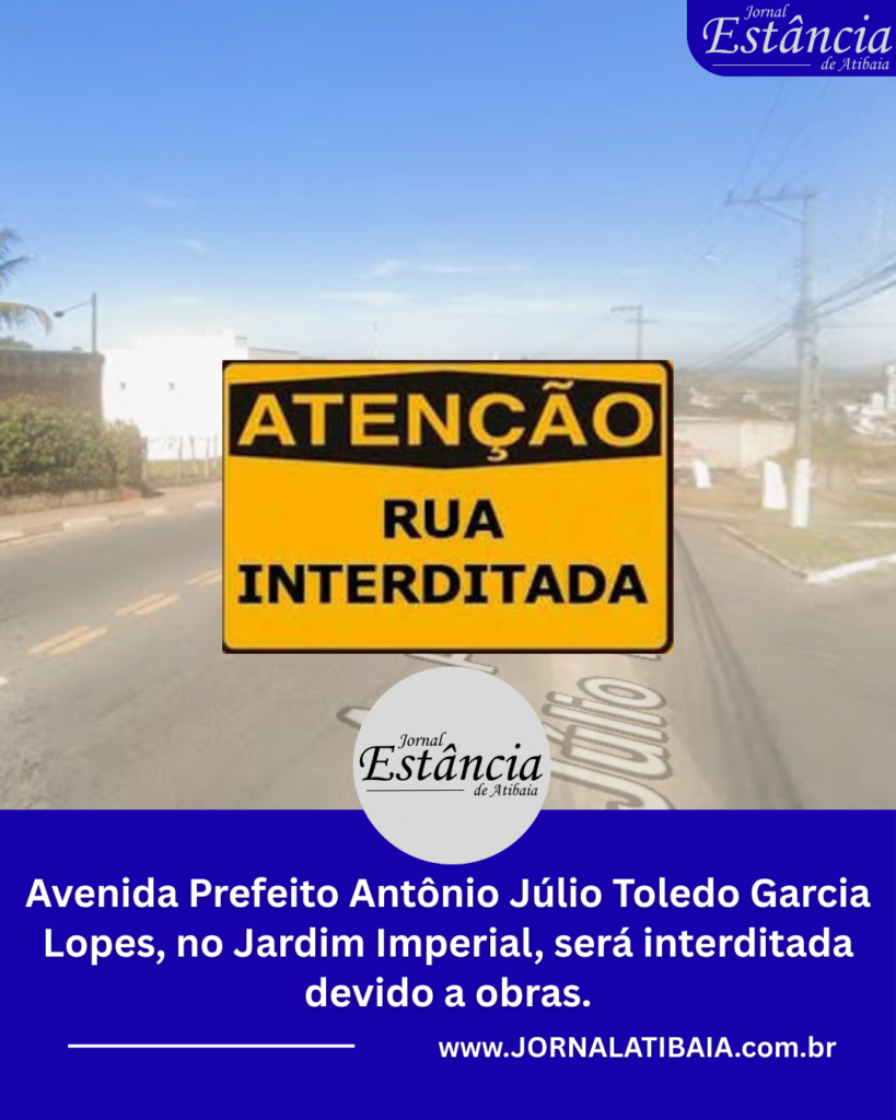 Avenida Prefeito Antônio Júlio Toledo Garcia Lopes, no Jardim Imperial