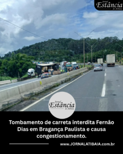 Acidente na Rodovia Fernão Dias