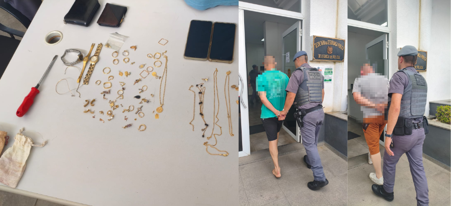 furto a residências em Atibaia