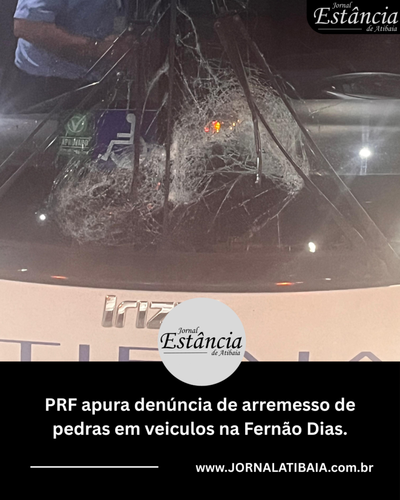 arremesso de pedras em veiculos na Fernão Dias