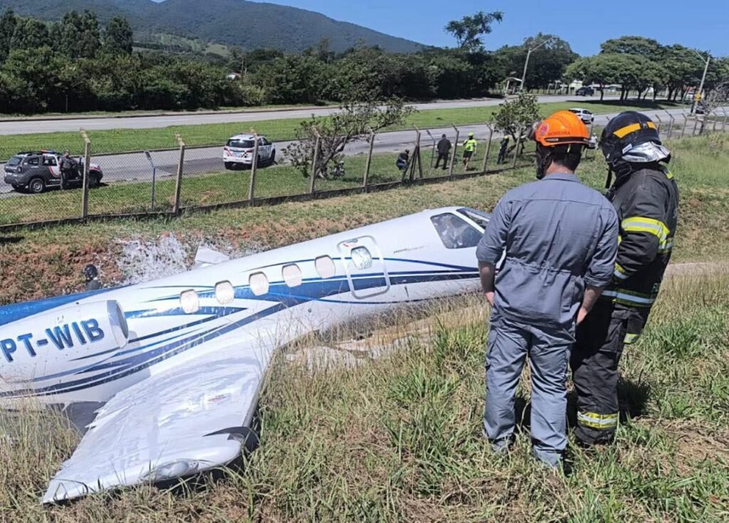 Avião que decolou de Bragança Paulista