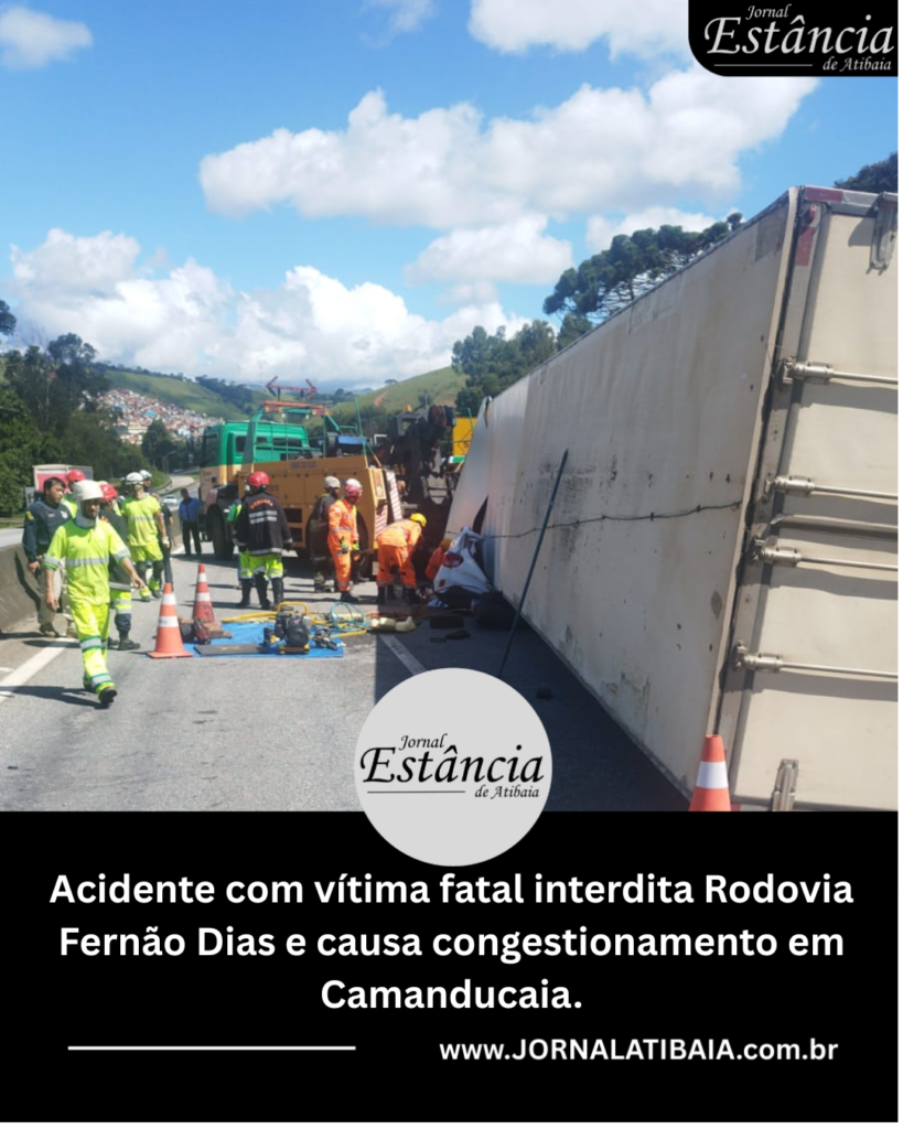 Acidente na rodovia Fernão Dias, em Camanducaia