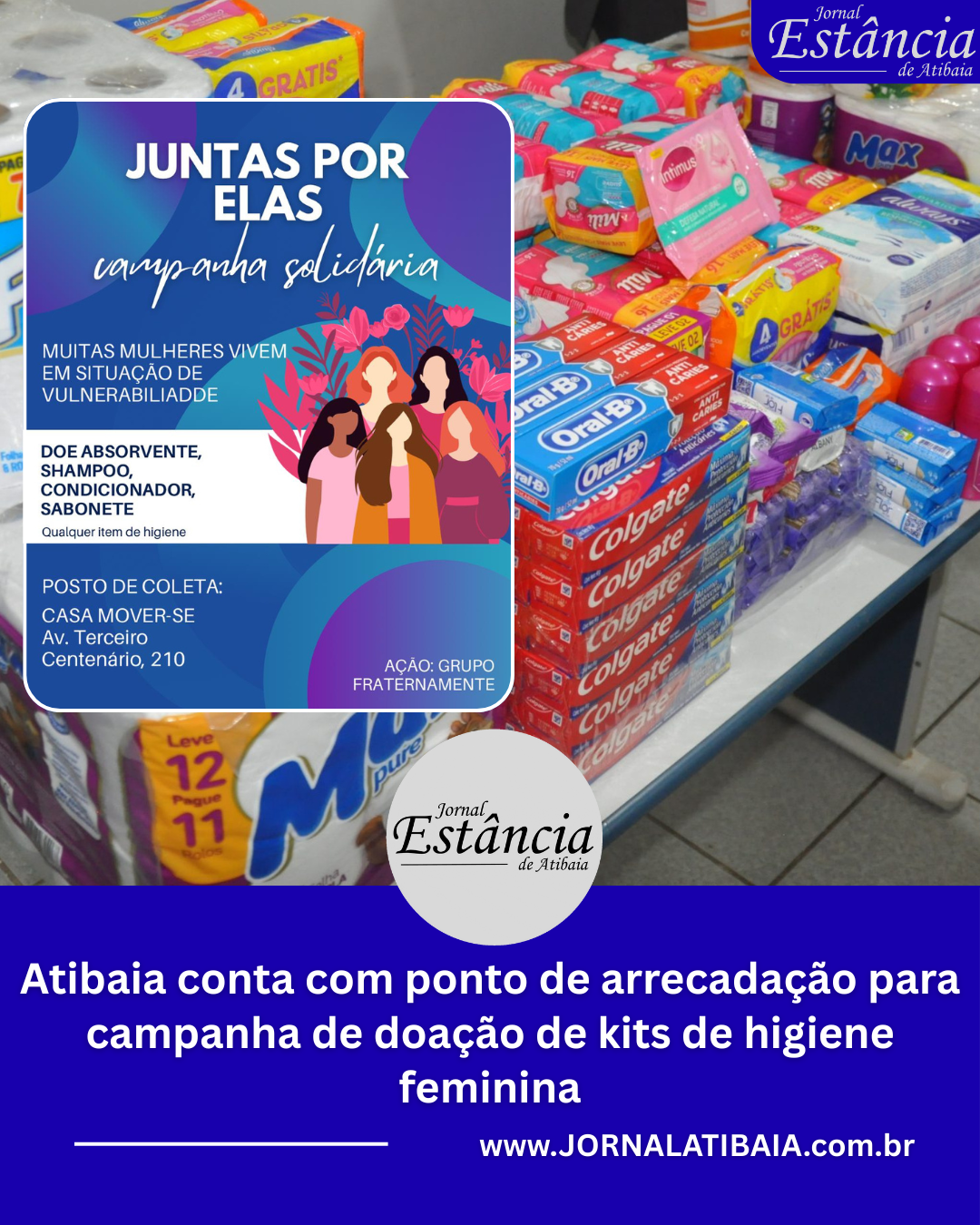 Casa Mover-se, doação de kits de higiene
