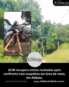 GCM de Atibaia recupera motos roubadas