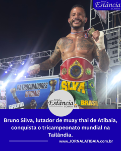 Bruno Silva, lutador de muay thai