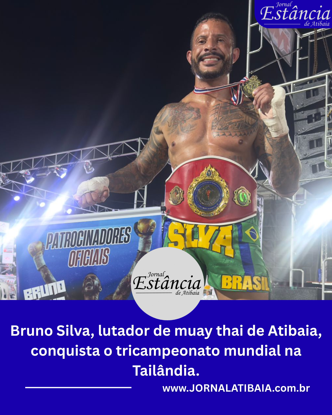 Bruno Silva, lutador de muay thai