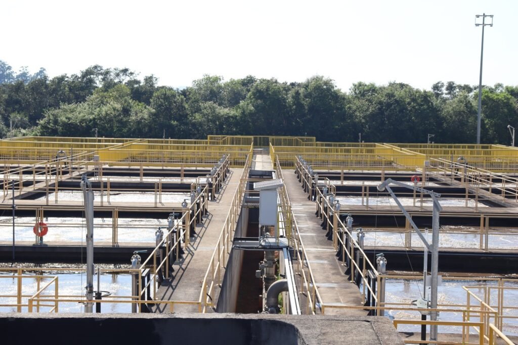 Esgoto tratado Atibaia