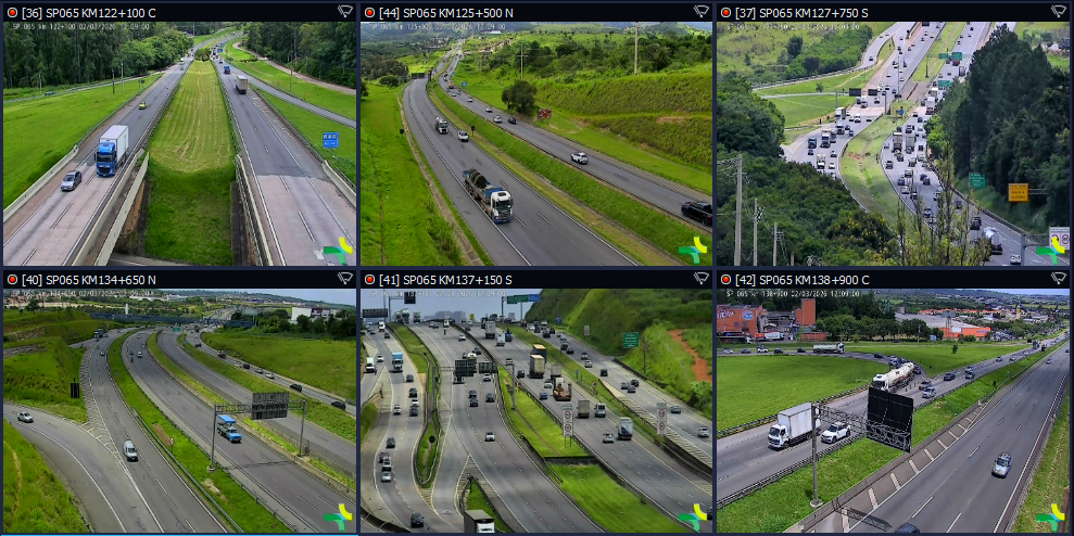 Obras na Rodovia Dom Pedro I