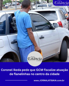 Coronel Ikeda pede que GCM fiscalize atuação de flanelinhas