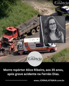 repórter Alice Ribeiro