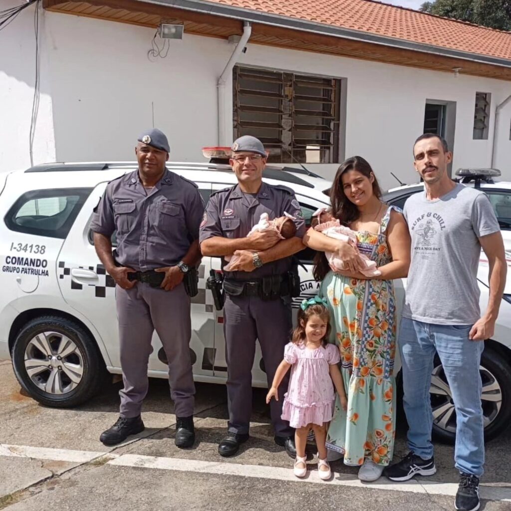 Ação rápida da PM salva bebê