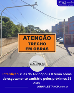 Bairro ruas do Alvinópolis II em Atibaia