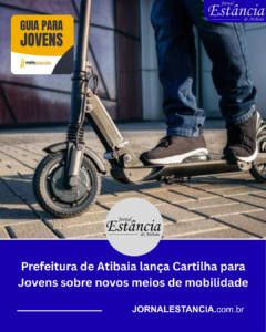 Atibaia Cartilha para Jovens patinetes elétricos e bicicletas trânsito