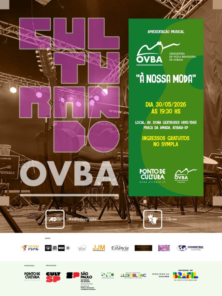 Orquestra de Viola Brasileira de Atibaia - Projeto Culturando OVBA - PONTO DE CULTURA OVBA