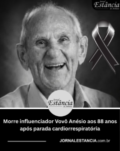 Morre influenciador Vovô Anésio aos 88 anos