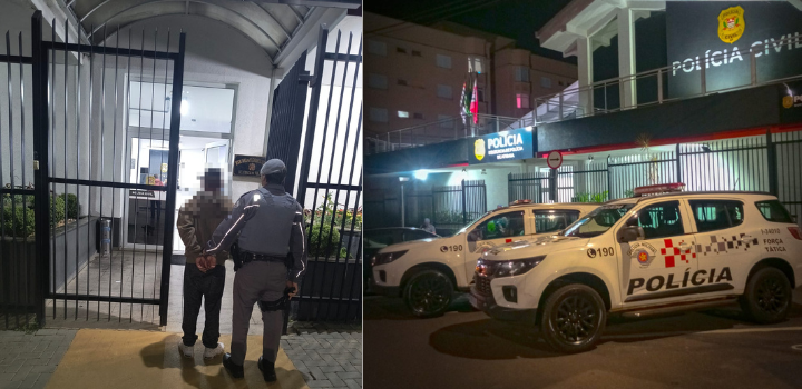 Polícia Militar prende homem por furto de veículo após acidente em Piracaia.