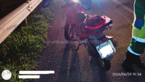 Motociclista morre na Rodovia Dom Pedro I