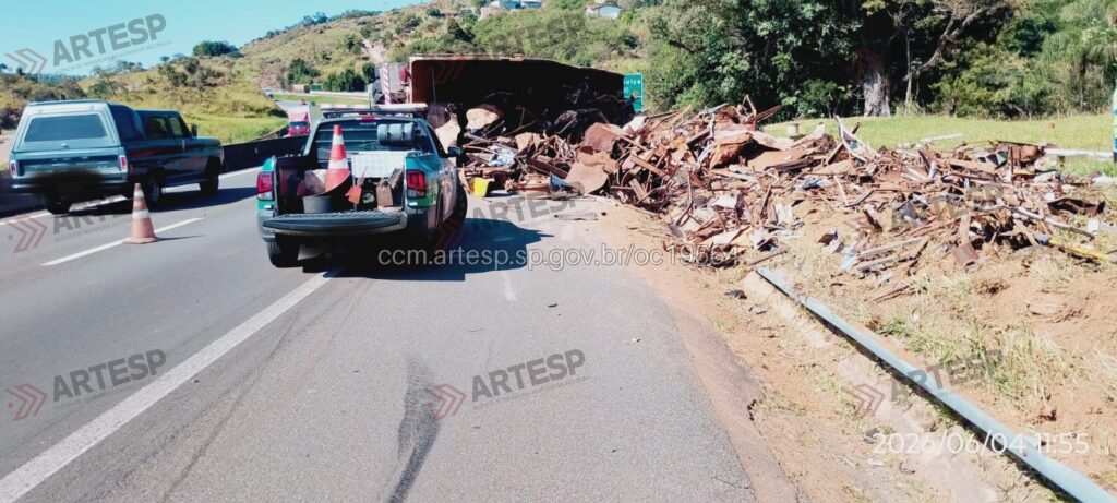 Acidente na rodovia dom pedro