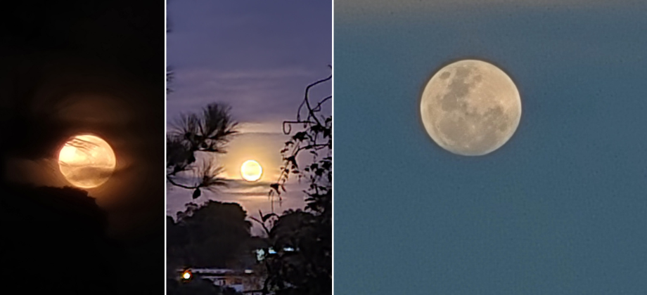 Lua de Morango poderá ser observada em Atibaia - foto: Prof. Dr. Marcos Calil
