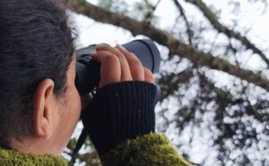 Alunos da rede municipal participam de atividade de observação de aves na Semana do Meio Ambiente