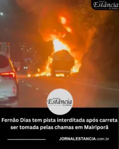 Fernão Dias tem pista interditada